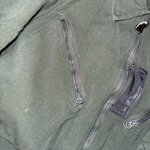 Real USAF Pilot Flight Suit Jumpsuit 70s Vtg CWU-27/P L Reg irlift Vietnam Era - Picture 7 of 12